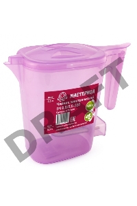 Чайник электрический Мастерица ЭЧ 0,5/0,5-220, пластиковый, сиреневый прозрачный, 0,5л, 500 Вт (в уп. 10 шт)