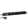 Блок розеток горизонтальный ExeGate ServerPro PDU-19H009 Al-5C135S-EU2.5-SW, 19