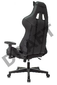 Кресло игровое Zombie Thunder 1 черный/карбон текстиль/эко.кожа с подголов. крестов. пластик