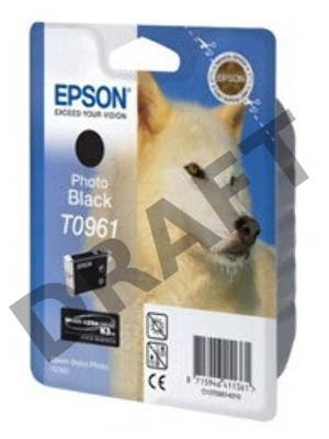 Картридж струйный Epson T096140 C13T09614010 черный для Epson St R2880 (11мл)