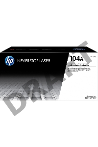 Барабан 104A для HP Neverstop Laser 1000a/w/1200a/w, 20К W1104A (внутри тонер на 5К)