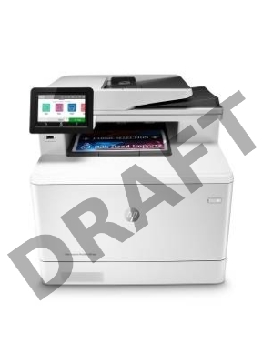 МФУ HP LaserJet Pro M479fdn, (W1A79A), принтер/сканер/копир/факс, A4 Duplex, Net, WiFi белый/черный