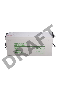 Батарея PS solar (gel) CyberPower GR 12-200 / 12 В 200 Ач Battery CyberPower Professional solar series (gel) GR 12-200 / 12V 200 Ah