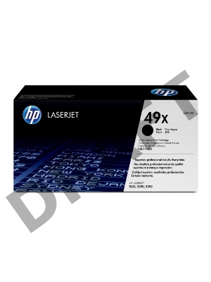 Тонер-картридж HP Q5949X черный для LaserJet 1320 6000 стр.
