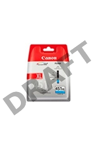 Картридж струйный CLI-451XLC (6473B001) для Canon PIXMA iP7240, MG5440, 6340,  Голубой, 665стр.