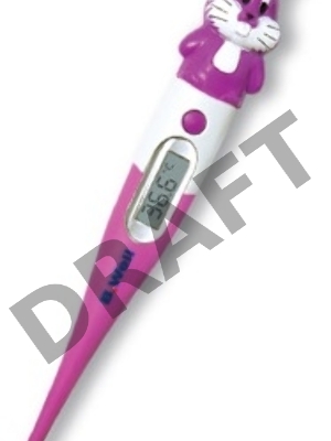 Термометр электронный B.Well WT-06 Flex красный/белый