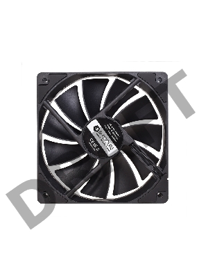 Вентилятор ID-COOLING XF-12025-SD-K 120x120x25мм (80шт./кор, PWM, Low Noise, резиновые углы, 700-1800об/мин, черная крыльчатка)  BOX