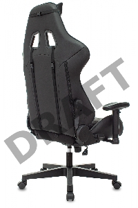 Кресло игровое Zombie Thunder 1 черный/карбон текстиль/эко.кожа с подголов. крестов. пластик