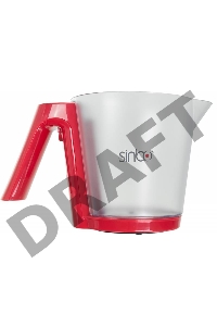 Весы кухонные электронные Sinbo SKS 4516 макс.вес:2кг красный