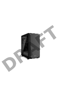 Корпус be quiet! PURE BASE 500 BLACK WINDOW / ATX, tempered glass side panel / 2x Pure Wings 2 140mm / BGW34