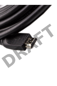 Кабель HDMI AM/DVI(24+1)M, 10м, CU, 1080P@60Hz, 2F, VCOM <CG484GD-10M>