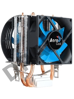 Кулер Aerocool Verkho 2 Dual Soc-FM2+/AM2+/AM3+/AM4/1150/1151/1155/2011/ 4-pin 15-25dB Al+Cu 120W 370gr Ret