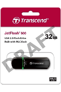 Флеш Диск Transcend 32Gb Jetflash 600 TS32GJF600 USB2.0 черный