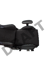 Кресло игровое Zombie Thunder 1 черный/карбон текстиль/эко.кожа с подголов. крестов. пластик