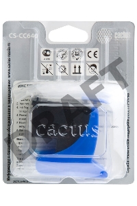Картридж струйный Cactus CS-CC640 черный для №121 HP DJD1663/D2563/D2663/D5563/F2423 (6ml)