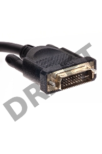 Кабель HDMI AM/DVI(24+1)M, 10м, CU, 1080P@60Hz, 2F, VCOM <CG484GD-10M>