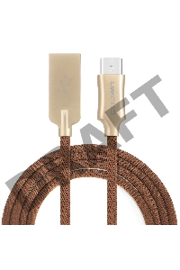 Кабель Crown USB - USB Type-C CMCU-3132C brown
