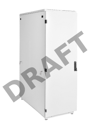 Шкаф коммутационный ЦМО ШТК-М-42.8.10-3ААА 42U 800x1000мм пер.дв.металл задн.дв.стал.лист 2 бок.пан. 500кг серый