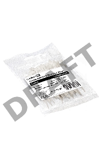 Стяжка (хомут) нейлоновая ExeGate EX293123RUS CV66-60x2.5W (нейлон 6.6, 60x2.5мм, неоткрывающаяся, halogen free, -40°C - +85°C, белая, 100 шт)