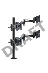 Кронштейн KROMAX OFFICE-4 BLACK 15