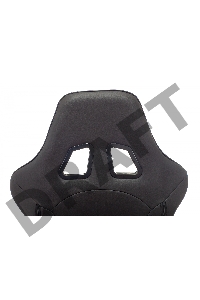 Кресло игровое Zombie Thunder 1 черный/карбон текстиль/эко.кожа с подголов. крестов. пластик