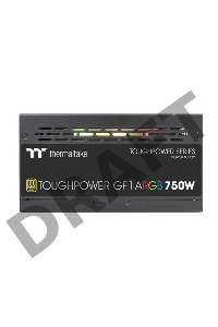 Блок питания Thermaltake ATX 750W Toughpower GF1 ARGB 80+ gold (24+4+4pin) APFC 140mm fan color LED 9xSATA Cab Manag RTL