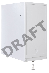 Шкаф антивандальный телекоммуникационный настенный 9Uпенального типа (600*500), [ ШРН-А-9.500 ]