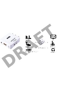 Мультимедиа professional конвертер Greenconnect HDMI -> AV серия Greenline GL-v126 Greenconnect Мультимедиа professional конвертер HDMI -> AV серия Greenline GL-v126