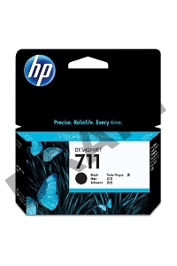 Картридж струйный HP №711 CZ129A черный для HP DJ T120/T520 (38мл)