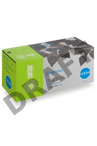 Тонер Картридж Cactus CS-CC531A голубой для HP Color LaserJet CP2025/CM2320mfp (2800стр.)