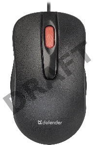 Мышь проводная DEFENDER USB OPTICAL MM-756 BLACK 52756