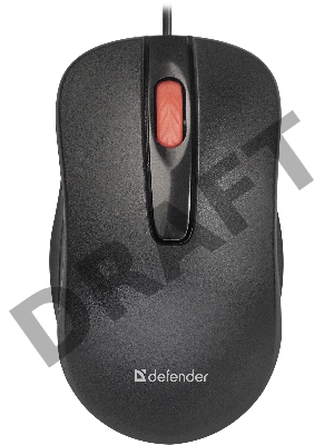 Мышь проводная DEFENDER USB OPTICAL MM-756 BLACK 52756