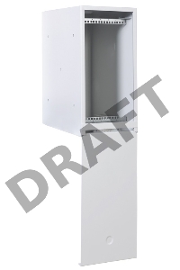 Шкаф антивандальный телекоммуникационный настенный 9Uпенального типа (600*500), [ ШРН-А-9.500 ]