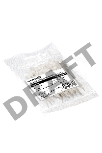 Стяжка (хомут) нейлоновая ExeGate EX293125RUS CV66-80x2.5W (нейлон 6.6, 80x2.5мм, неоткрывающаяся, halogen free, -40°C - +85°C, белая, 100 шт)