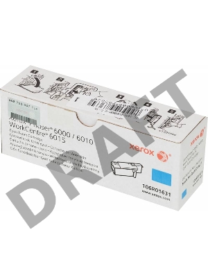 Тонер-картридж Xerox 106R01631 голубой для Xerox Ph 6000/6010N/WC 6015 (1000 стр.)(Channels)