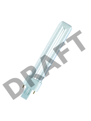 Лампа люминесцентная компакт. DULUX S 11W/840 G23 (инд.уп) OSRAM 4050300010618