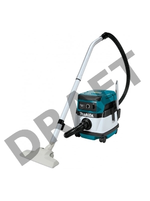 Строительный пылесос Makita DVC150LZ (уборка: сухая/влажная) белый