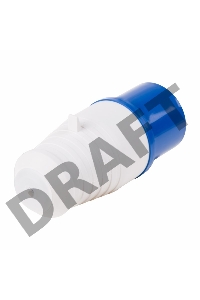 Вилка 013  переносная 2Р+РЕ 16А 220В IP44 REXANT