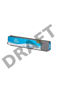 Струйный картридж Sakura F6T81AE (№973X Cyan) для HP, голубой, 110 мл., 7000 к.