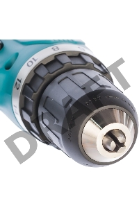 Дрель-шуруповерт Makita DF347DWE Дрель ак,{14.4В,2х1.5Ач Li-ion,БЗП-10мм,0-400\0-1400об\м,30\15Нм,1.4кг,чем,G-серия}