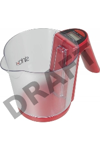 Весы кухонные электронные Sinbo SKS 4516 макс.вес:2кг красный