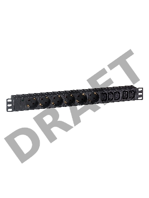 Блок розеток горизонтальный ExeGate ServerPro PDU-19H010 Al-5C136S-C14, 19 Блок розеток горизонтальный ExeGate ServerPro PDU-19H010 Al-5C136S-C14, 19