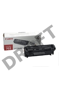 Тонер-картридж Canon 703 (7616A005) черный, 2000 стр, для LBP-2900/3000