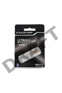 Флеш Диск Silicon Power 16Gb Ultima II-I Series SP016GBUF2M01V1S USB2.0 серебристый