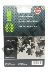Заправочный набор Cactus CS-RK-PG440 черный (2x30мл) Canon MG2140/MG3140