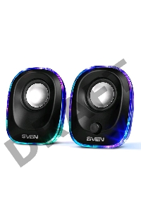Колонки Sven 330 2.0 черный 5Вт
