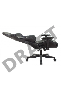 Кресло игровое Zombie Thunder 1 черный/карбон текстиль/эко.кожа с подголов. крестов. пластик