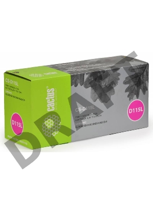Тонер Картридж Cactus CS-D115L черный SL-M2620D/M2820ND/M2820DW (3000стр.)