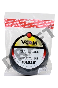 Кабель монитор-SVGA card (15M-15M) 5.0м 2 фильтра VCOM