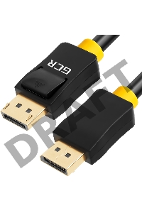 Кабель Greenconnect 7.0m DisplayPort v1.2, 20M/20M, черный, 28/28 AWG, 33-050582